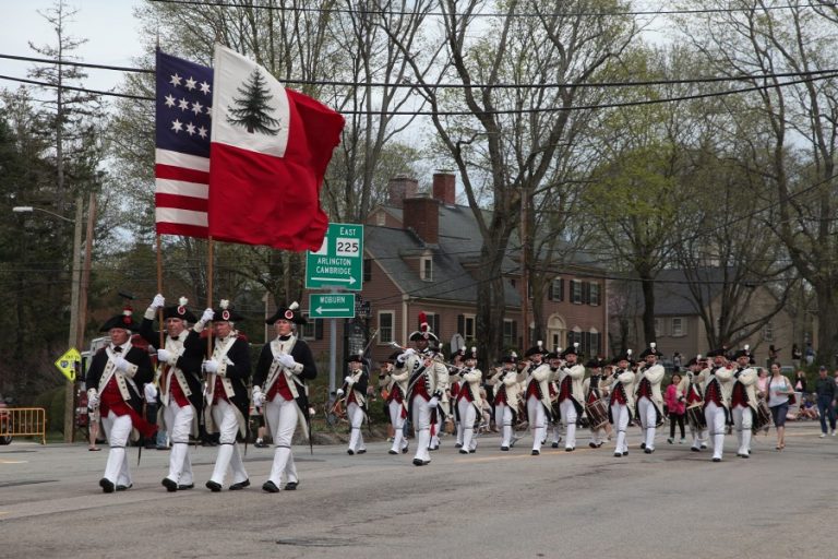 Lexington Patriots Day Parade Middlesex County Volunteers Fifes & Drums